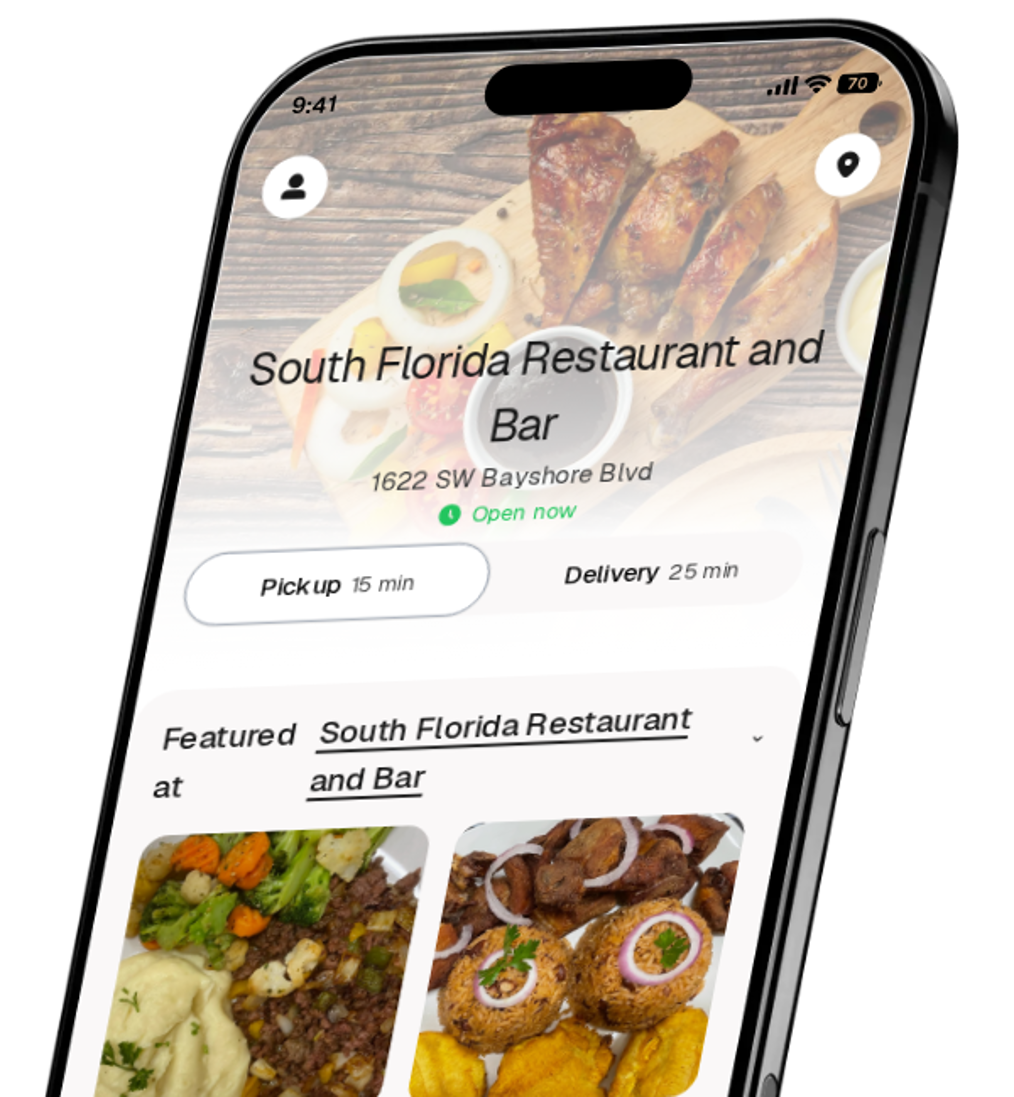 South Florida Restaurant and Bar app preview