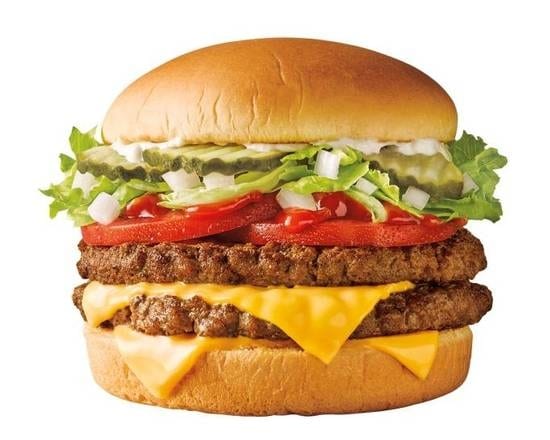 Double cheese burger.