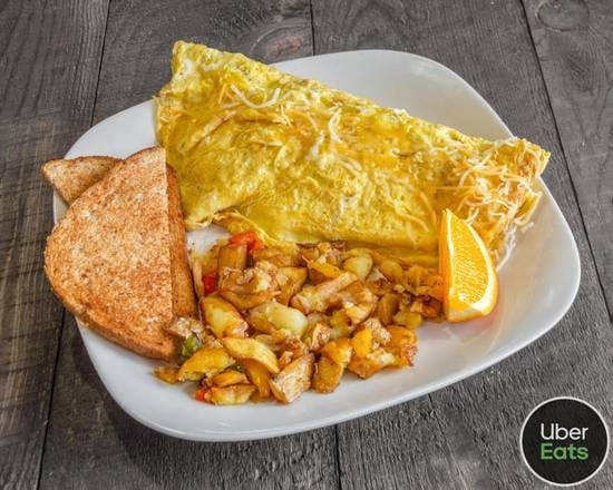Loaded Potato Omelet.
