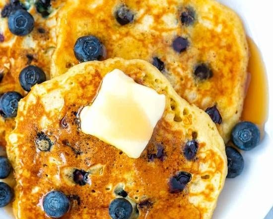 Blueberry Pancakes.